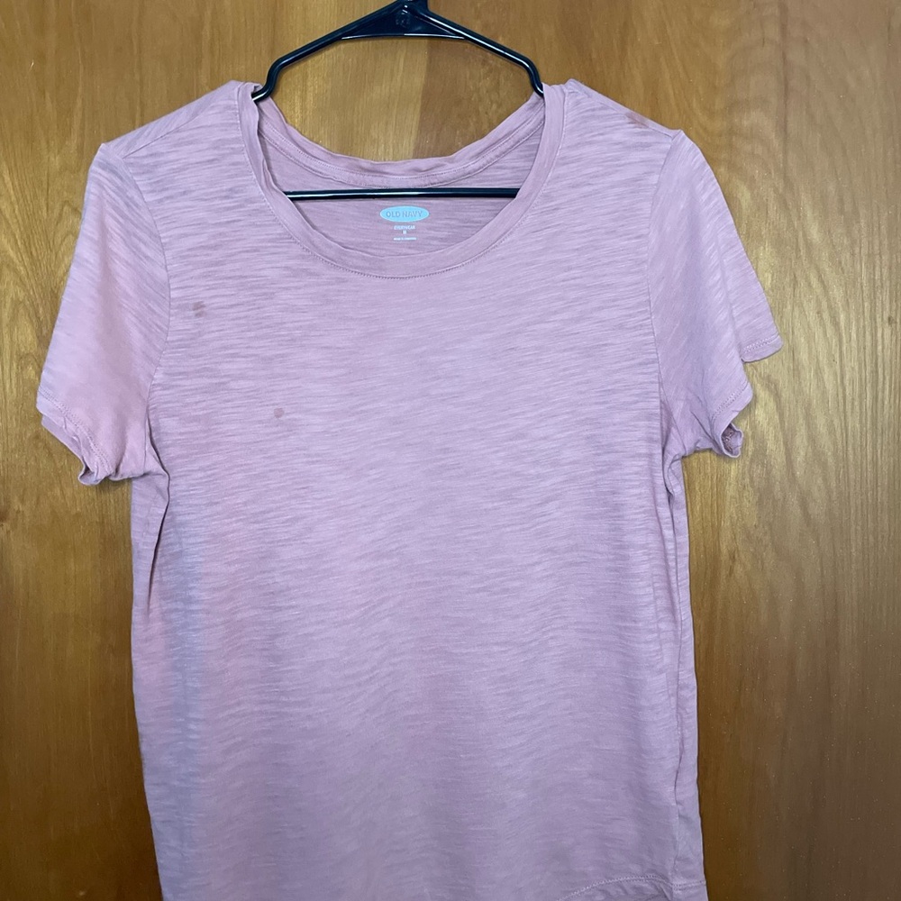 Old Navy Women's Pink T-Shirt